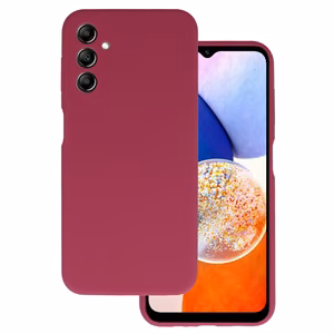 Silicone Lite Ümbris jaoks Samsung Galaxy M34 5G burgundia
