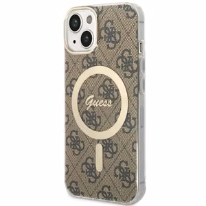 Guess 4G MagSafe ümbris jaoks iPhone 14 - brown
