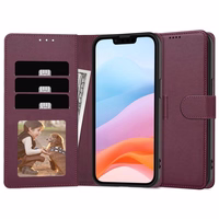 Ümbris Fancy Wallet Xiaomi Redmi 14C/Redmi A4/Poco C75 burgundia