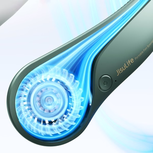 Jisulife Life3 kaasaskantav USB-kaelaventilaator, roheline