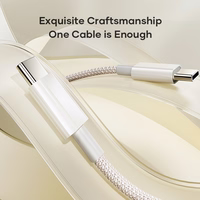 Rock Kaabel Z20 - Type C to Type C - PD 60W 3A 1 metre valge