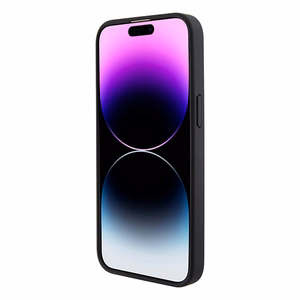 Ferrari Perforated Waves Metal Logo ümbris jaoks iPhone 15 Pro - punane