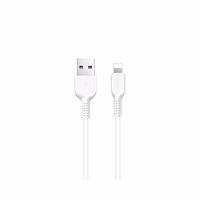 Kaabel USB A to Lightning Hoco 2,4A 1 m X20 valge