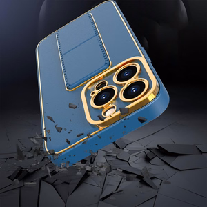 Uus Kickstand Case kate Samsung Galaxy A12 5G jaoks koos statiiviga sinine