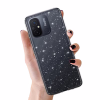 Crystal Glitter Ümbris jaoks Xiaomi Redmi 12C/11A Hõbedane