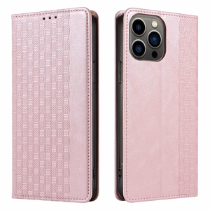 Magnet Strap Case для Samsung Galaxy S23+ флип-кошелёк мини-ремешок подставка розовый