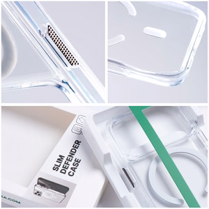 ROAR case SLIM DEFENDER compatible koos MagSafe jaoks IPHONE 16 läbipaistev