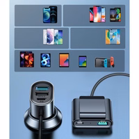 Autolaadija Joyroom "JR-CL05" Must 72W (2xPD / 3xQC3.0)