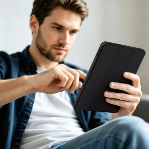 Tech-Protect SmartCase ümbris pliiatsiga Xiaomi Redmi Pad 2 9.7" - must