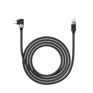 Orico C2C nurga USB-C–USB-C PD, 100 W kaabel, 0,5 m – must