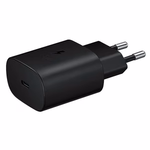 Samsung 25W EP-TA800EBE USB-C Wall Laadija Replacement Pack - must