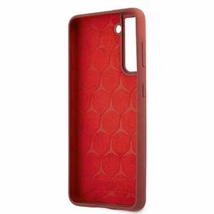 Mercedes Silicone Line чехол для Samsung Galaxy S21 - красный