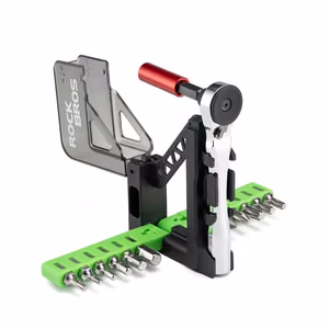 Rockbros Bike Tool Set with Mini Ratchet and Bits - Translucent Green