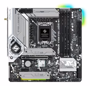 Asrock B760M Steel Legend WiFi emaplaat Intel B760 LGA 1700 micro ATX
