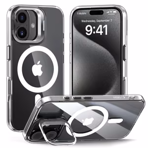 Tech-Protect MagStand MagSafe iPhone 16 Ümbris - Clear