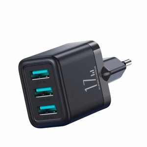 Laadija Joyroom JR-TCN02 must 17W (3xUSB)