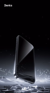 Benks Tempered glass Glass Warrior Sapphire Coating (LS65) for Iphone 16 Pro Max black (Thin Edge)