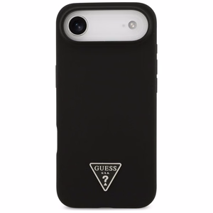 Guess чехол IPHONE 17 Air совместимый с MagSafe GUHMP17MSCTRLMK (Silicone W/ Triangle Logo) черный