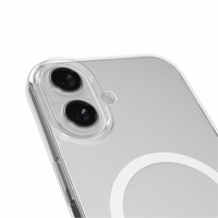 Puro Lite Mag TPU+PC Ümbris Compatible with MagSafe jaoks iPhone 17 - Läbipaistev with Valge Ring