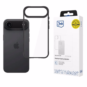 3mk Satin Armor Ümbris+ jaoks iPhone 17 Air - Läbipaistev Must
