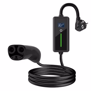 EV Laadija jaoks TESLA NACS - Schuko (220V), 8-16A, 3.5kW, 1-phase, 5m