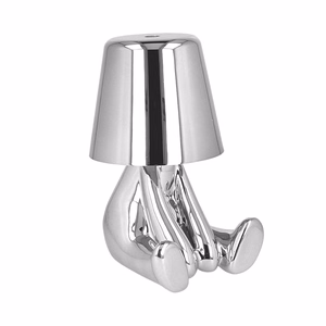 Night lamp hõbedane Man disain H