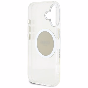 Guess IML Metal Colored Circle Classic Logo MagSafe ümbris jaoks iPhone 16 - hall