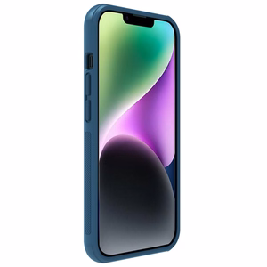 Nillkin Super Frosted Shield Pro magnetiline ümbris iPhone 14 Plus'ile MagSafe magnetiga sinine