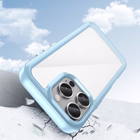 Outer Space Ümbris with Gel Frame jaoks iPhone 16 Pro - Sinine