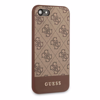 Guess 4G Stripe Collection ümbris jaoks iPhone 7 / 8 / SE 2020 / SE 2022 - brown