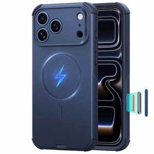 ESR Cyber Tough MagSafe ümbris mudelitele iPhone 18 Pro Max / 17 Pro Max, tumesinine