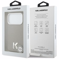 Karl Lagerfeld Karl Head Logo MagSafe ümbris iPhone 17 Pro jaoks - hall