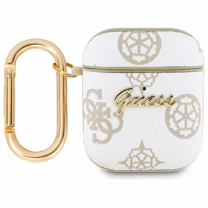 Guess GUA2PG4GPH AirPods 1/2 cover valge/valge 4G Hook