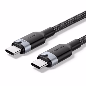 Vention USB-C kuni USB-C 2.0 3.1 5A 240W 2 m must kaabel