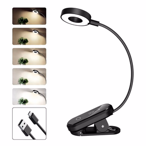 Tech-Protect LL100 Wireless Lamp with Clip + USB-A / USB-C Cable 30 cm - Black