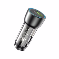 YESIDO AUTO LAADIJA Y49 PD 30W QC3.0 18W USB-A+C MUST