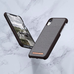 Nordic Elements Saeson Idun Pattern 1 ümbris seadmele iPhone XR, tumepruun