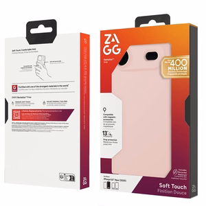 ZAGG case MANHATTAN SNAP compatible koos MagSafe jaoks IPHONE 17 Air roosa blush