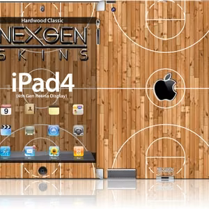 Комплект декоративных наклеек Nexgen Hardwood Classic 3D для iPad 2/3/4
