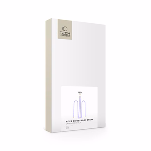 TECH-PROTECT C7S nöörist crossbody rihm lavendel/kuldne