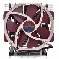 Noctua NH-U14S DX-4677 NH-U14S DX-4677 Processor Air cooler 14 cm pruun, helepruun, hõbedane