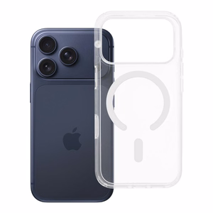 Clear Mag Cover Elite STR ümbris mudelile iPhone 17 Pro / 18 Pro, MagSafe'iga ühilduv, kolletumisvastasest materjalist ja Camera Controli nupuga – läbipaistev