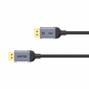 UNITEK C1628GY01-5M DisplayPort kaabel Must, Hall