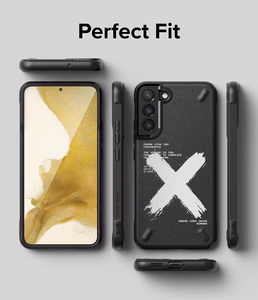 Ringke Onyx Design vastupidav kate Samsung Galaxy S22 + (S22 Plus) must (X) ()