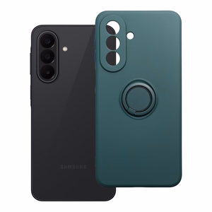 Силиконовый чехол с кольцом для Samsung A27 5G зелёный