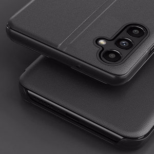 Eco Leather View Ümbris ümbris jaoks Samsung Galaxy A14 with a flip stand must
