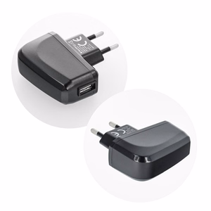 Charger Blue Star Lite 10W USB-A + USB-A to USB-C cable black