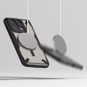 Ringke Fusion X Magnetic MagSafe Ümbris jaoks OnePlus 15 - Läbipaistev must