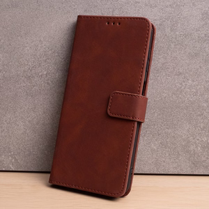 Smart Velvet ümbris jaoks Samsung Galaxy A16 4G / A16 5G brown