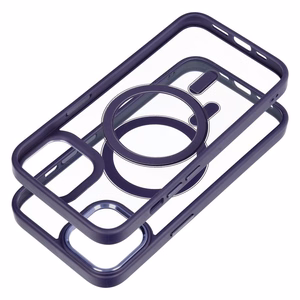 COLOR EDGE MAG COVER Ümbris compatible with MagSafe jaoks IPHONE 14 deep lilla